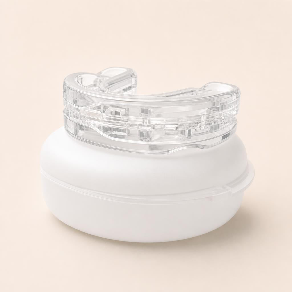 Férula antirronquidos Nokteo transparente con estuche blanco